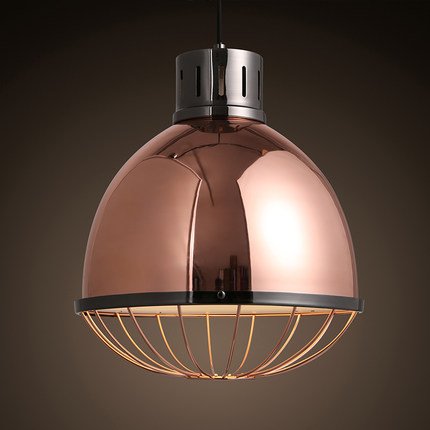 Подвесной светильник Ufo Copper Pendant Big Черный Медь в Казани | Loft Concept 