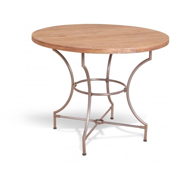 Cтол Industrial Metal Rust Round Dining Table  в Казани | Loft Concept 