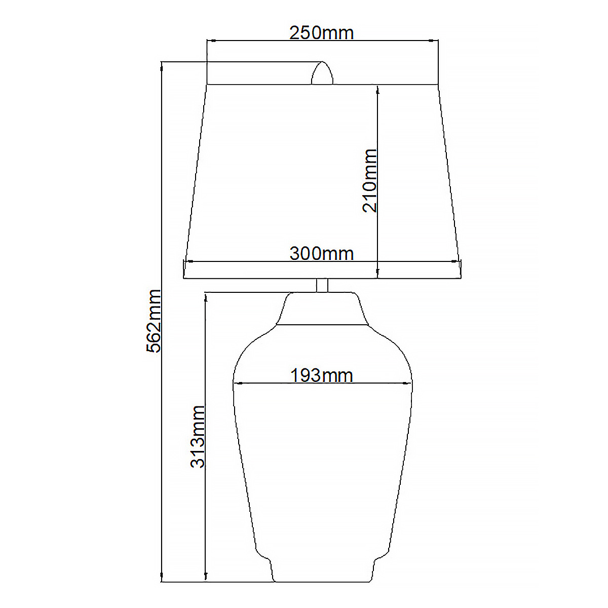 Настольная лампа с белым конусным абажуром и ребристым керамическим основанием Quintiesse в Казани