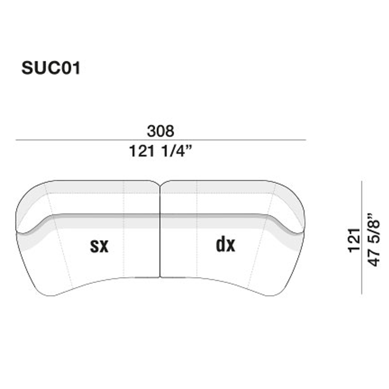 Дизайнерский модульный диван SURF Modular Sofa в Казани