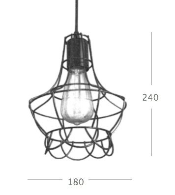 Cветильник Loft Nest Cage №4 в Казани