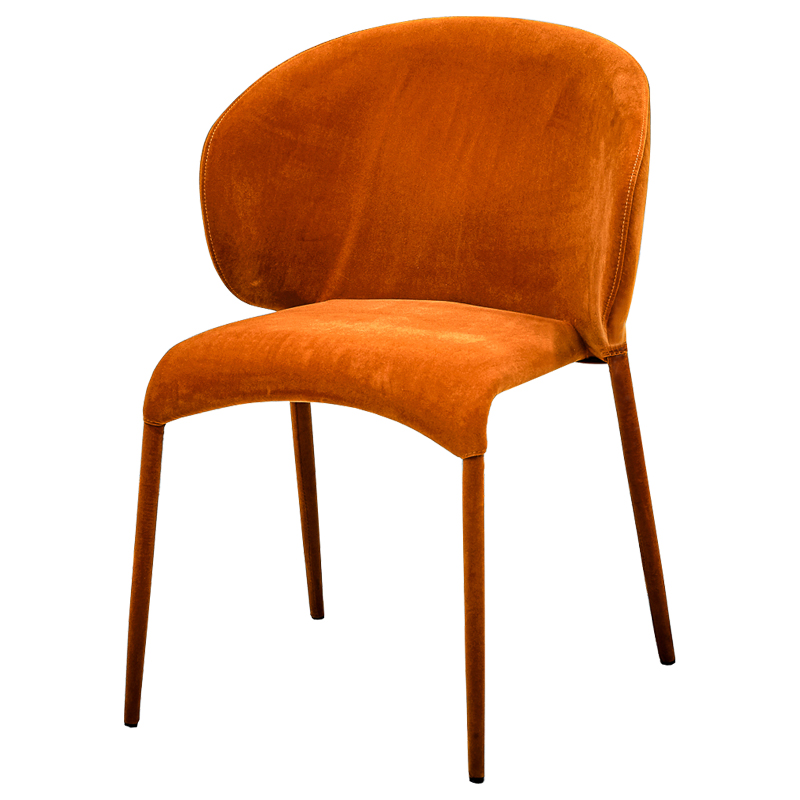 Стул Caroline Stool Orange Оранжевый в Казани | Loft Concept 