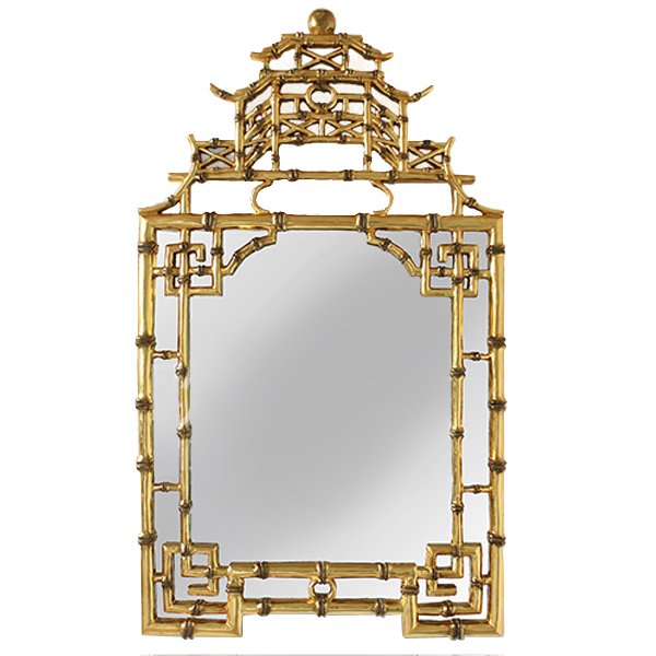 Зеркало Pagoda Mirror Gold Золотой в Казани | Loft Concept 