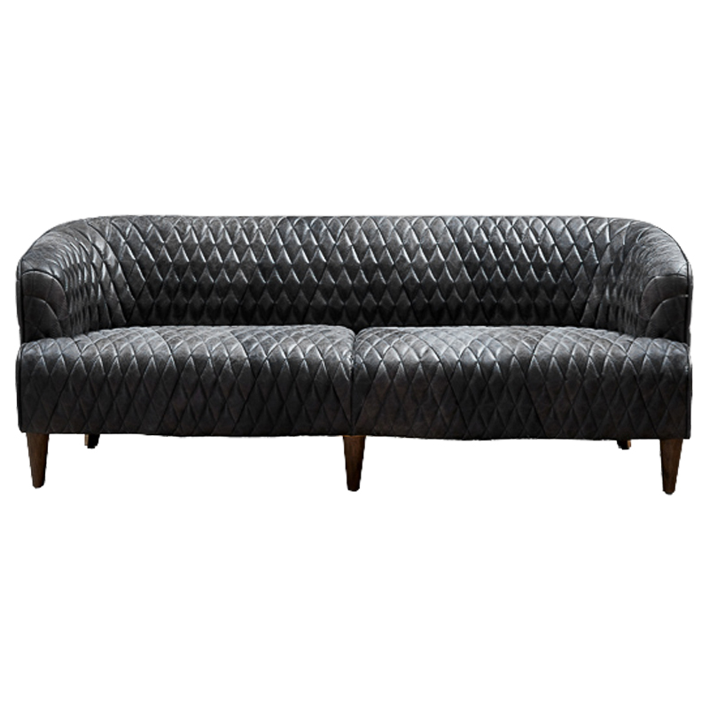 Диван Rhombuses Upholstery Graphite Sofa Графитовый в Казани | Loft Concept 