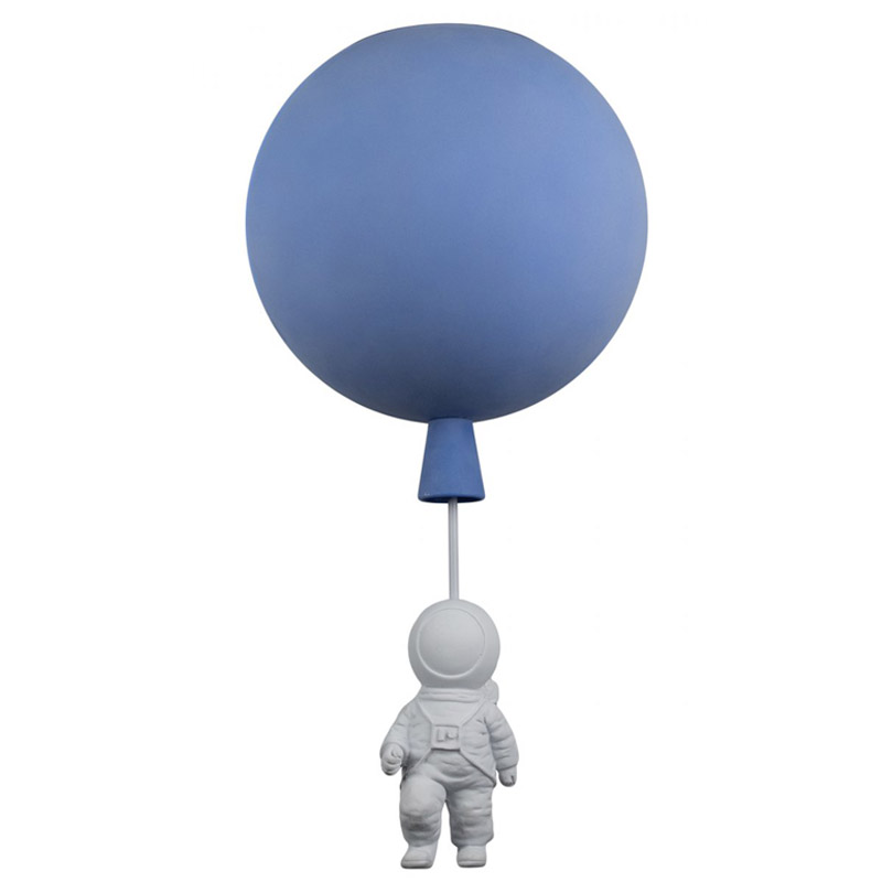 Потолочный светильник Cosmonaut blue ball Синий в Казани | Loft Concept 