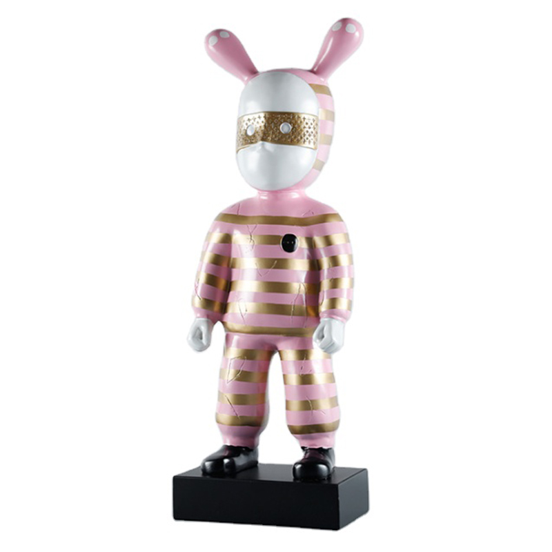 Rolito Large Figurine Pink Розовый Черный Золотой в Казани | Loft Concept 