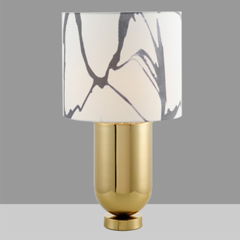 Настольная лампа Adeline Gold Table Lamp Золотой Белый в Казани | Loft Concept 