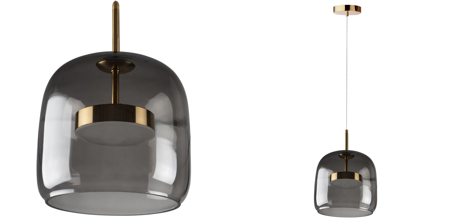 Подвесной светильник Blanton smoky 26 - фото №1