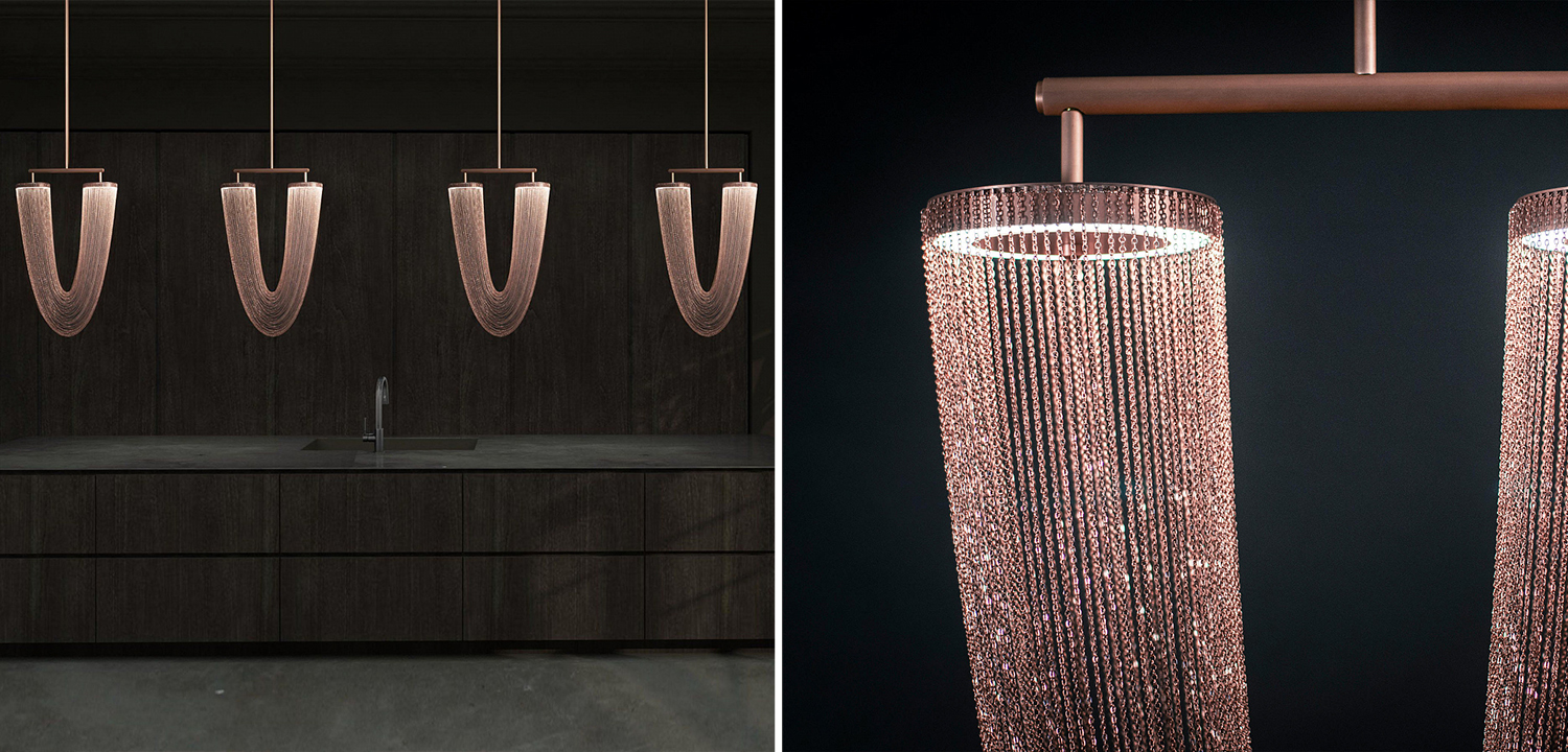 Люстра Otero Copper Larose Guyon - фото №1