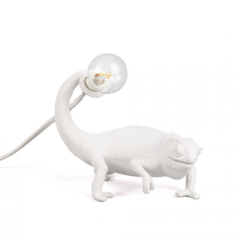 Лампа Seletti Chameleon Lamp Still Белый в Казани | Loft Concept 