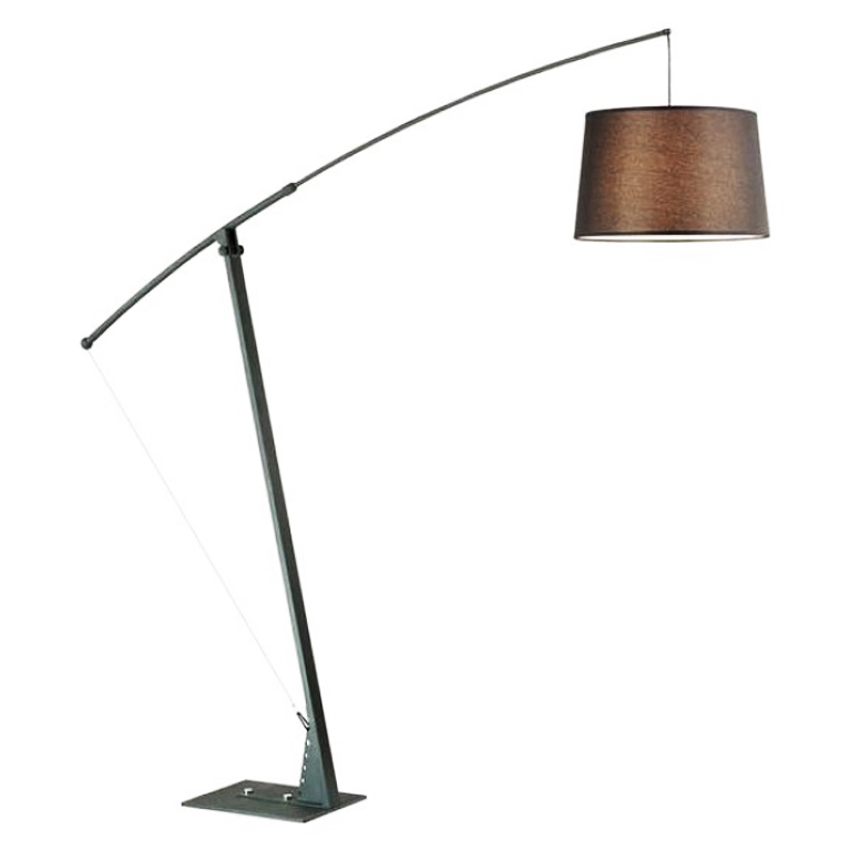 Торшер Floor Lamp Colin black Коричневый в Казани | Loft Concept 