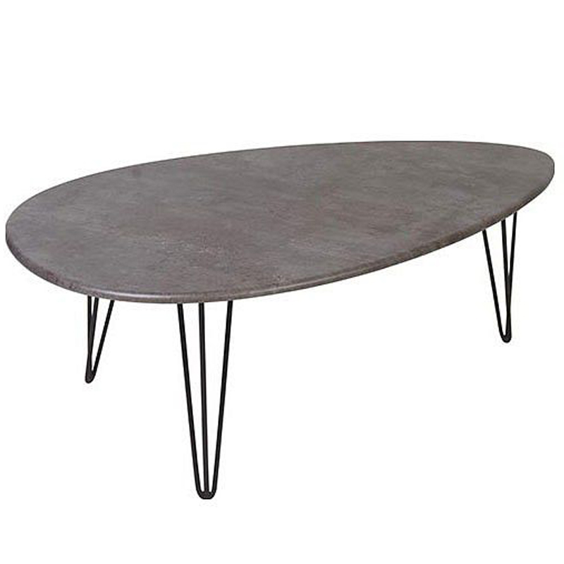 Кофейный стол Dorian Coffee Table gray Серый бетон в Казани | Loft Concept 