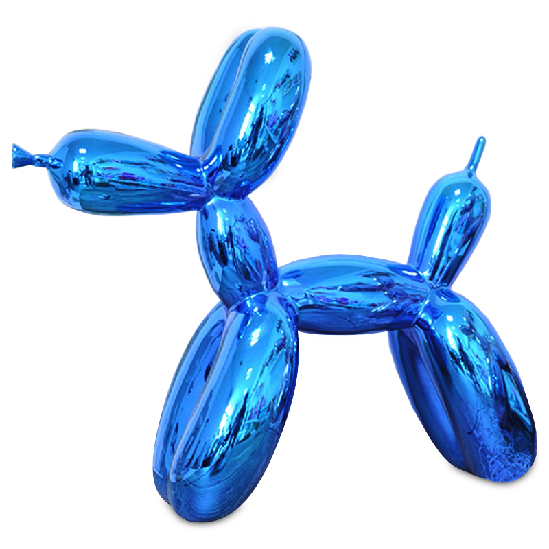 Статуэтка Jeff Koons Balloon Dog shining blue Светло-синий в Казани | Loft Concept 