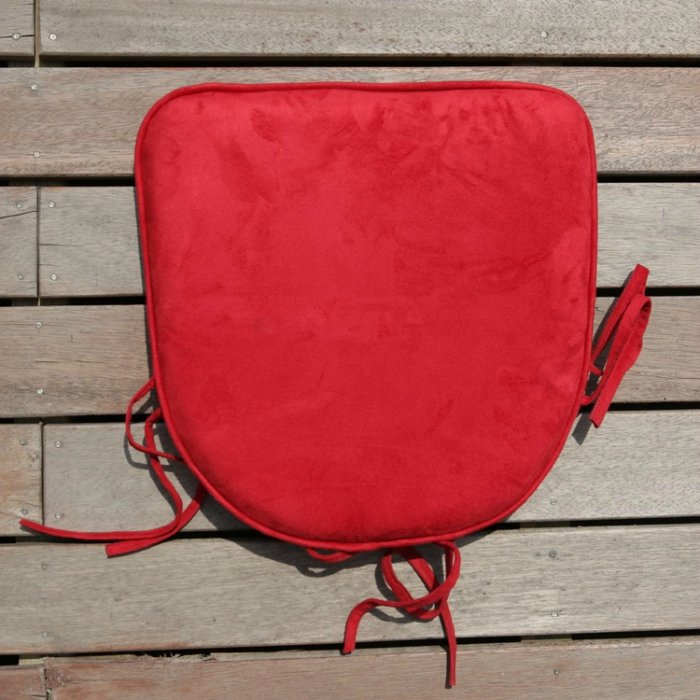 Подушка Tolix Seat Pad Серый Красный в Казани | Loft Concept 