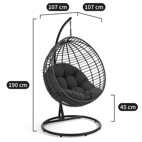 Подвесное уличное кресло Wallaker Hanging Chair в Казани