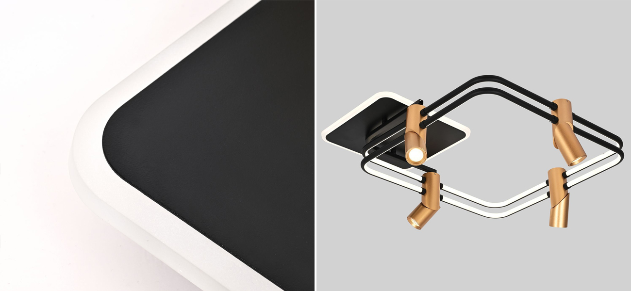 Потолочный светильник с поворотными спотами Hight-tech Spots - фото