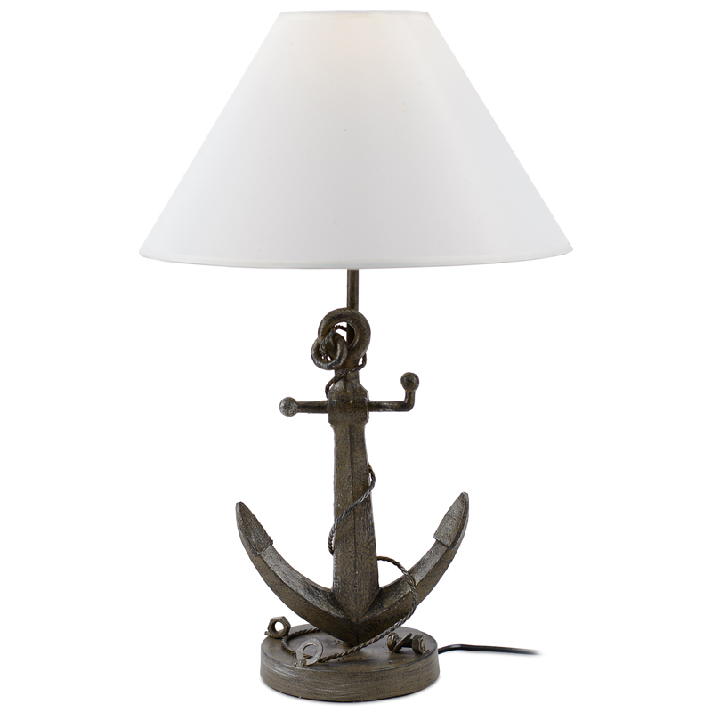 Настольная лампа Sea Anchor Table Lamp Коричневый Белый в Казани | Loft Concept 