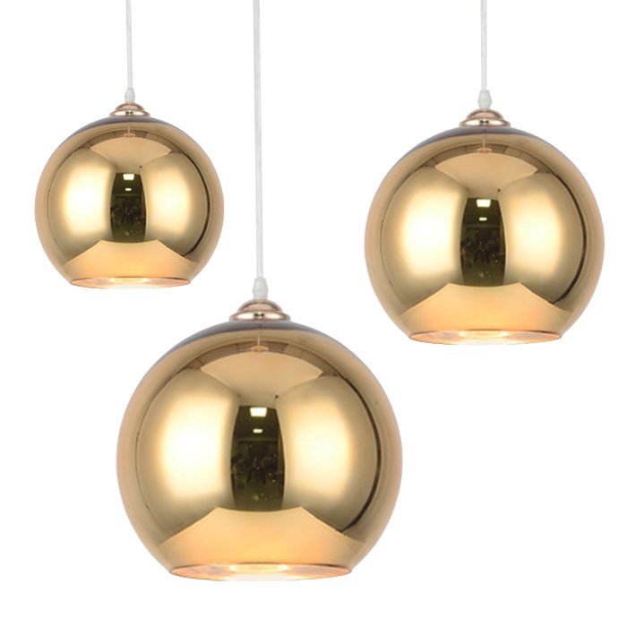 Подвесной светильник GOLD mirror shade modern pendant Золотой в Казани | Loft Concept 