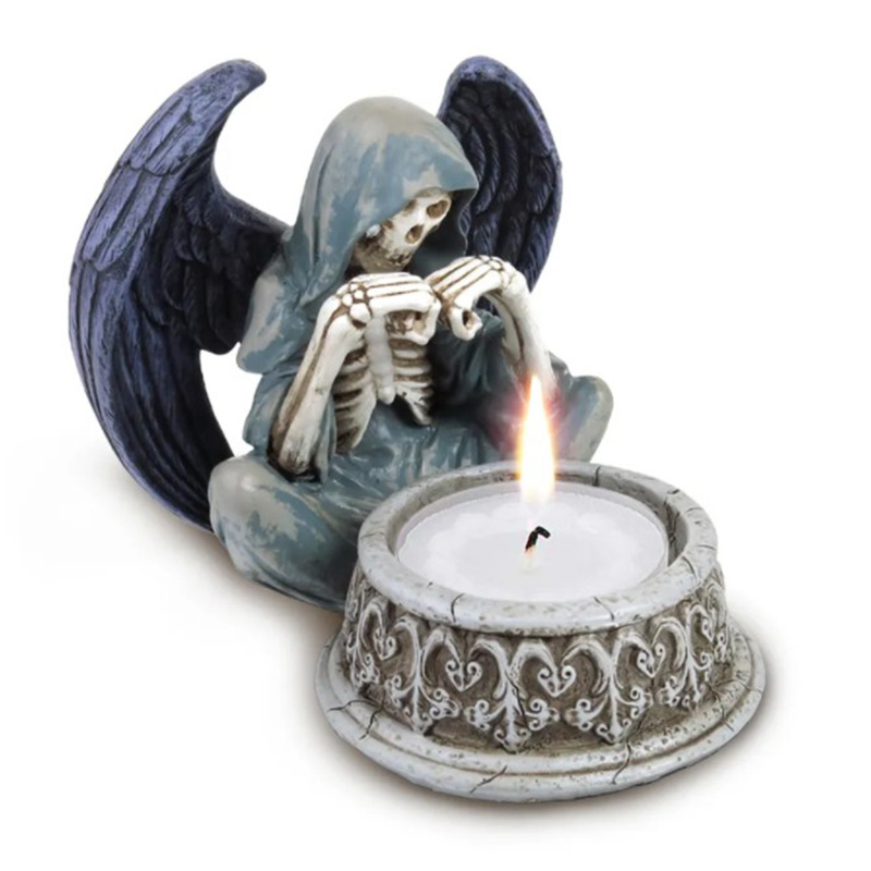 Подсвечник Angel of Death Candlestick Серый в Казани | Loft Concept 