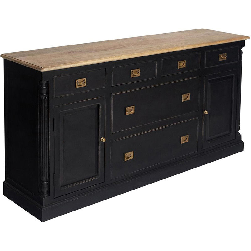 Комод Provence Sylvie Chest of Drawers Черный Древесина в Казани | Loft Concept 