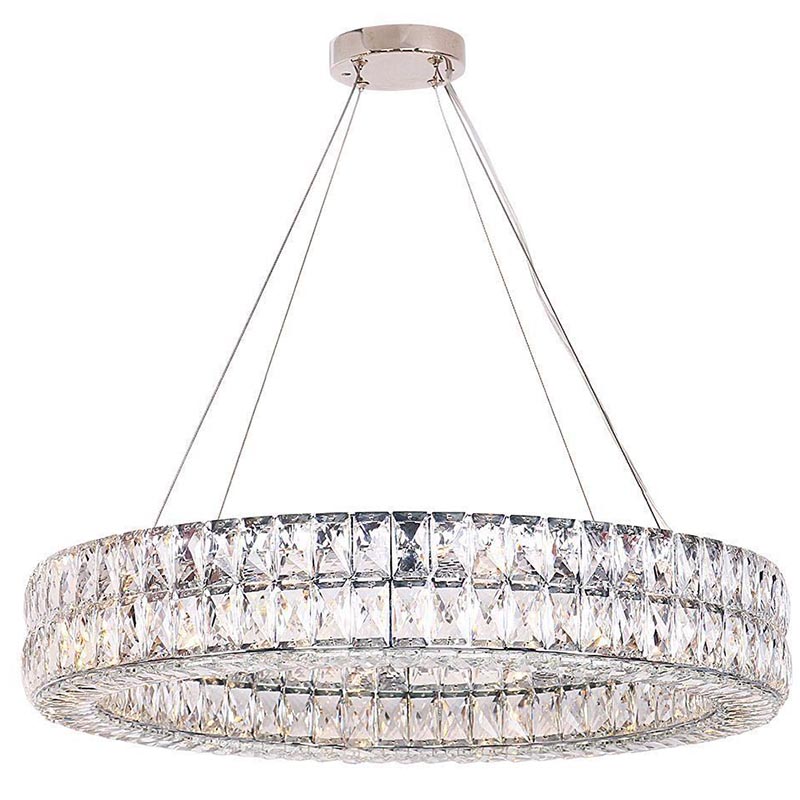 Люстра Crystal Regena Chrome Chandelier 10 Хром Прозрачный (Transparent) в Казани | Loft Concept 