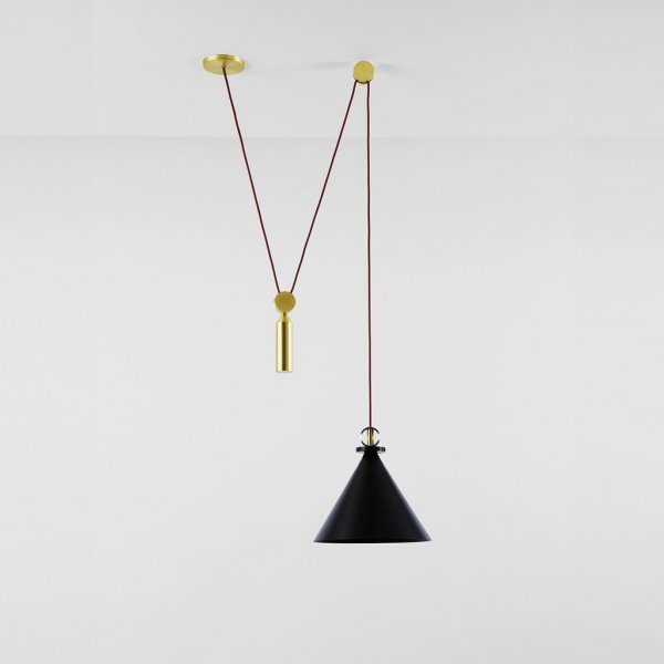 Подвесной светильник Shape up Pendant Cone Black Черный в Казани | Loft Concept 