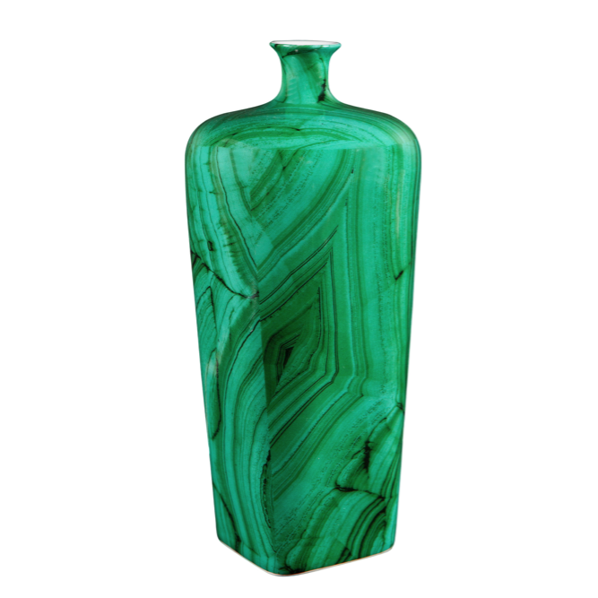 Ваза Malachite Vase flask Малахит в Казани | Loft Concept 