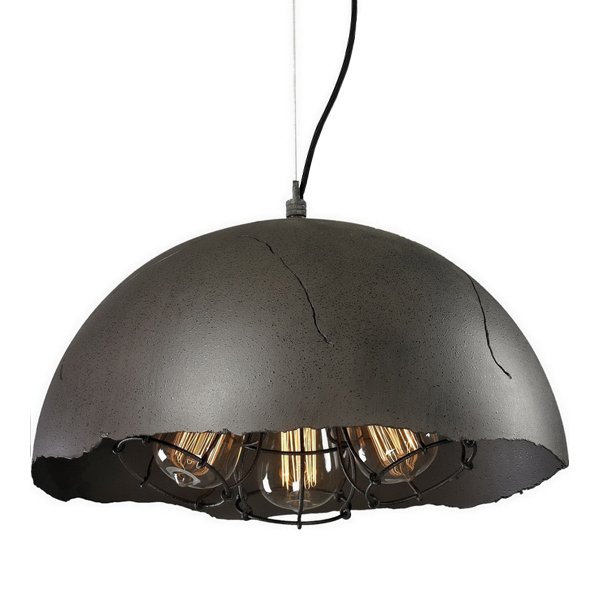 Подвесной светильник Uneven Edge Loft Pendant lamp 3 Графит в Казани | Loft Concept 