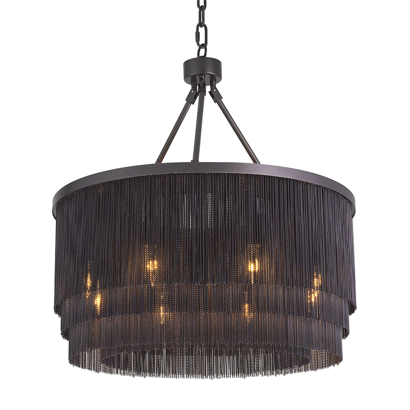 Люстра Eichholtz Chandelier Tissot S Темная бронза в Казани | Loft Concept 