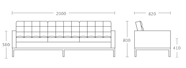 Диван Florence Knoll sofa в Казани