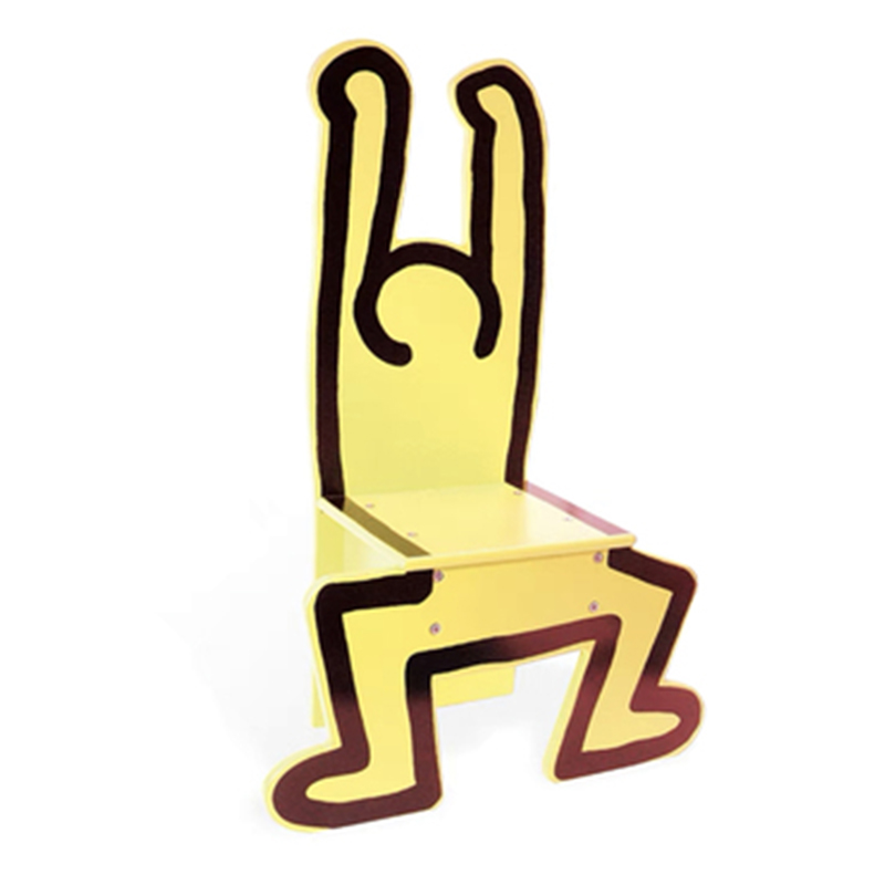 Детский стул Chaise Keith Haring Dancer Vilac Желтый Желтый в Казани | Loft Concept 