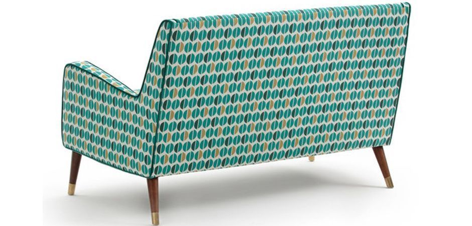 Диван Classic Furniture синий белый желтый - фото №1