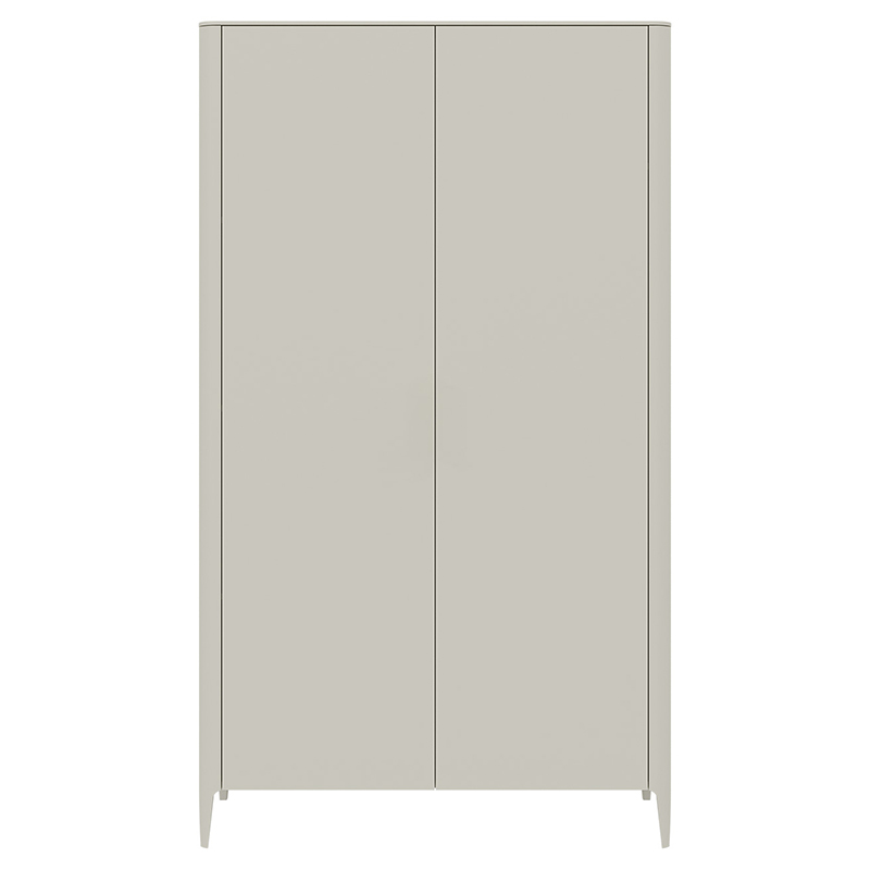 Шкаф двухстворчатый молочного цвета Type Молочный в Казани | Loft Concept 