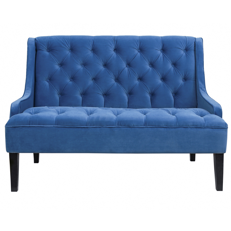 Диван Folket Sofa velour blue Синий в Казани | Loft Concept 