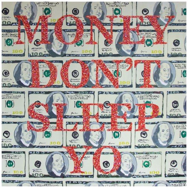 Картина “Money Don’t Sleep Yo” Мульти в Казани | Loft Concept 