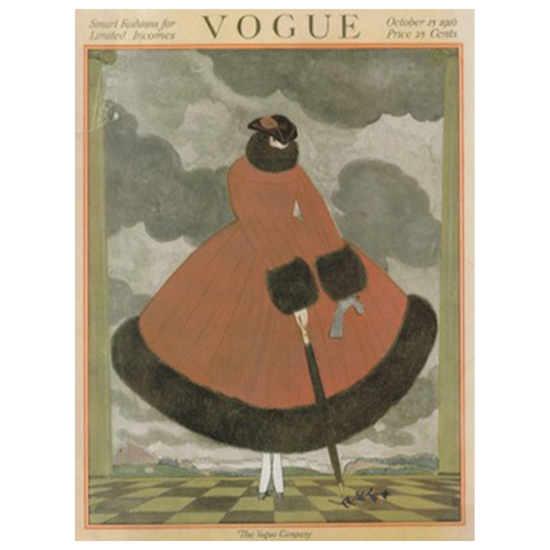 Постер Vogue Cover 1916 October  в Казани | Loft Concept 