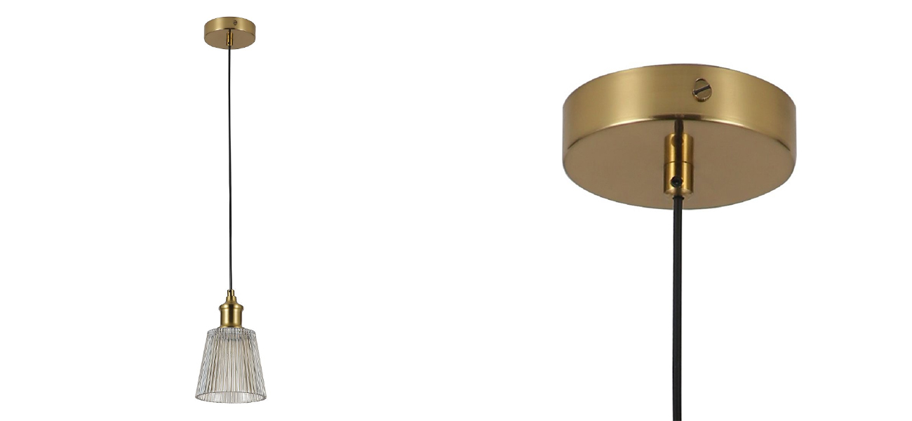 Подвесной светильник медного цвета ANTIQUA - фото