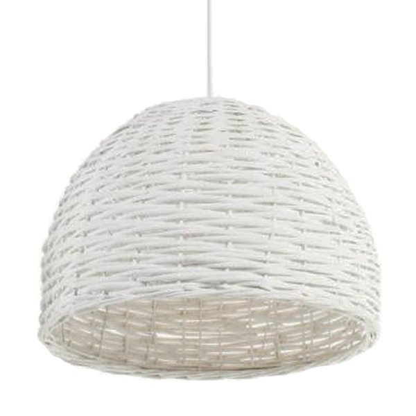 Подвесной светильник Wicker Pendant White Белый в Казани | Loft Concept 