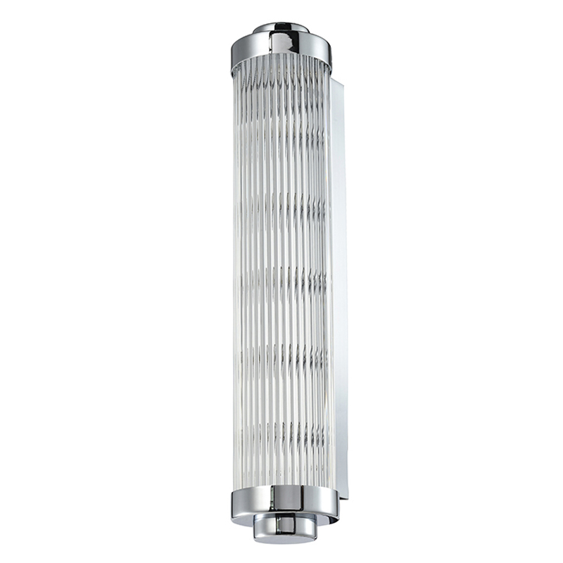 Бра Buck Glass TUBE Wall Lamp Nickel Никель Прозрачный (Transparent) в Казани | Loft Concept 