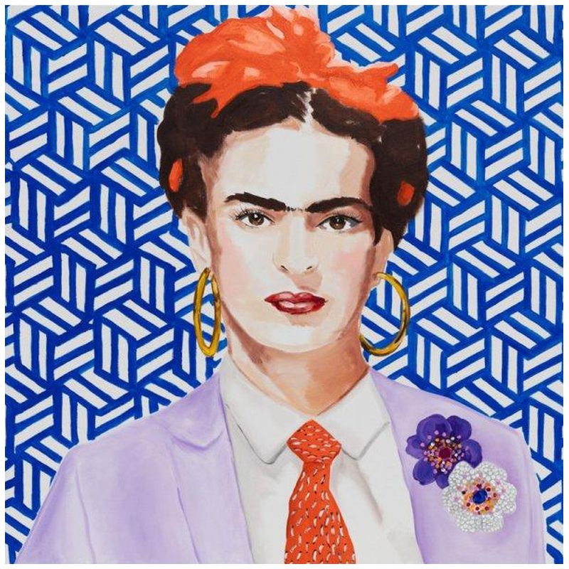 Картина Frida with Lavender Power Suit and Tie Мульти в Казани | Loft Concept 