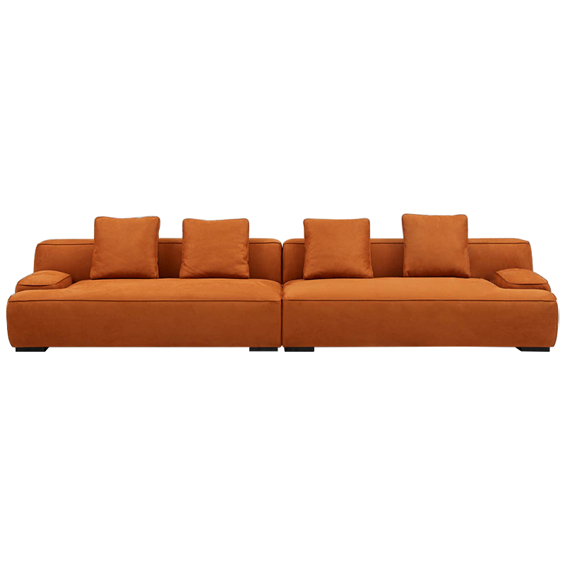 Диван Colby Orange Sofa Оранжевый в Казани | Loft Concept 