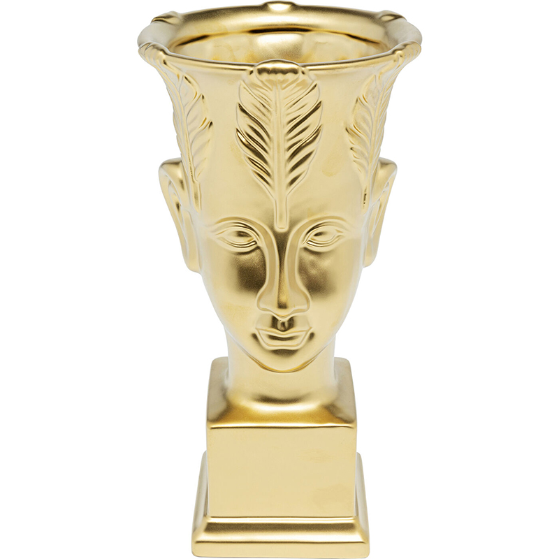 Ваза Golden Face Vase 31 Золотой в Казани | Loft Concept 