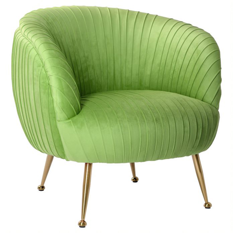 Кресло SOUFFLE CHAIR green матовое золото Зеленый в Казани | Loft Concept 