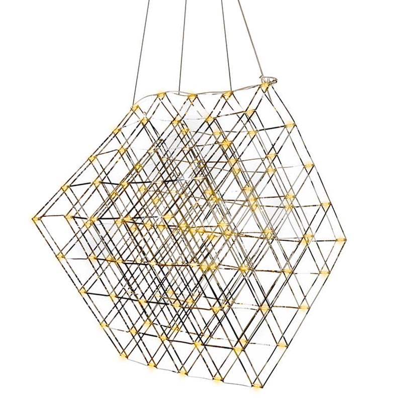 Люстра Moooi Tesseract Yellow lamp M Хром в Казани | Loft Concept 