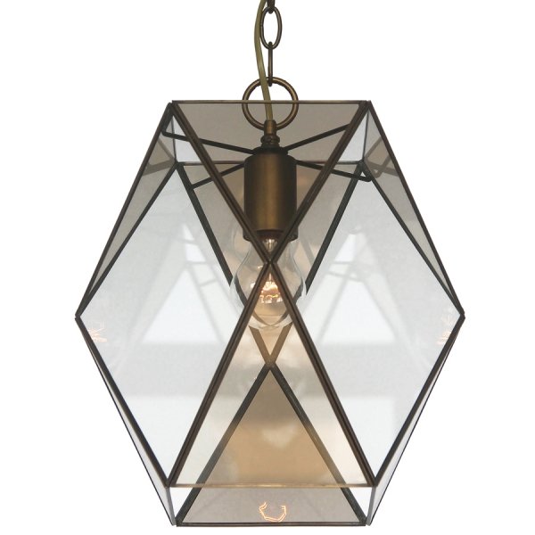 Подвесной светильник Rombius Pendant I brandy glass Темная бронза винтаж в Казани | Loft Concept 