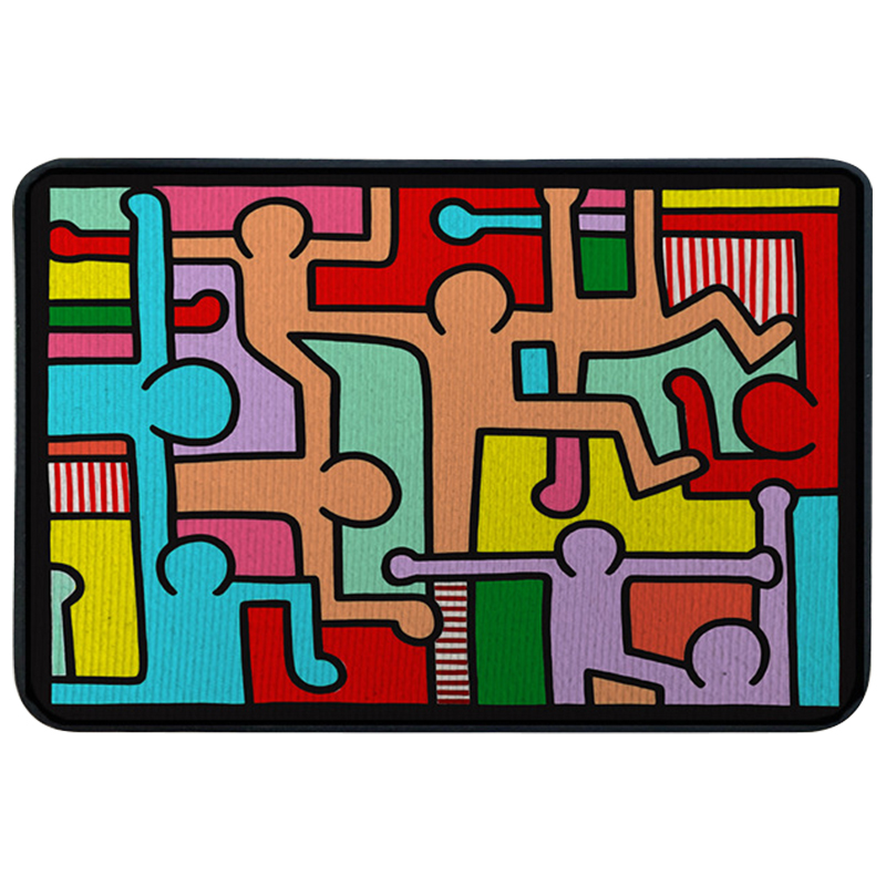 Ковер для прихожей и ванной Keith Haring Rug Мульти в Казани | Loft Concept 