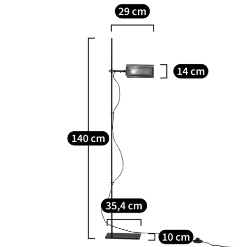 Торшер с плафоном из перфорированного металла Elledge Floor Lamp в Казани