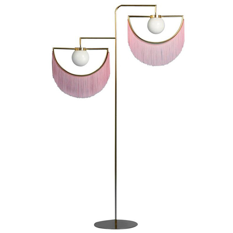 Торшер Inodesign Houtique Masquespacio  Floor lamp Two Золотой Розовый в Казани | Loft Concept 