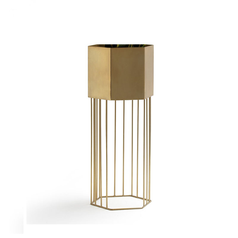 Ваза Vase On A Metal Stand Brass Латунь в Казани | Loft Concept 