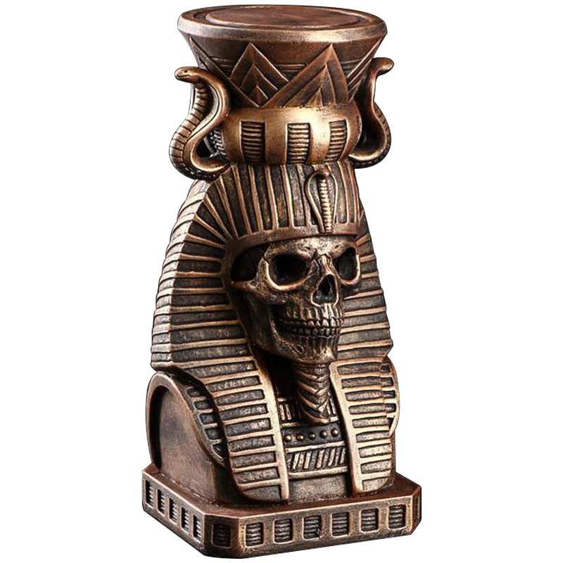 Подсвечник Pharaoh Skull Медь в Казани | Loft Concept 